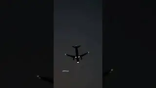 #airplane #night #landing #shorts