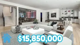 Inside a $15,850,000 New Modern European California Mansion