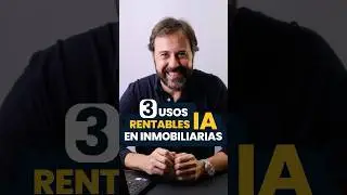 🤖 🏘️ 3 usos rentables de la Inteligencia Artificial para Inmobiliarias. #iaparainmobiliarias #ia