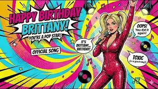 Happy Birthday Brittany! - Funny Song (It's Brittany.Birthday! 🎤) #brittany #birthdaysong #funnysong