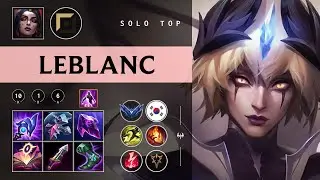 LeBlanc Top vs Kennen - KR Diamond Patch 26.01