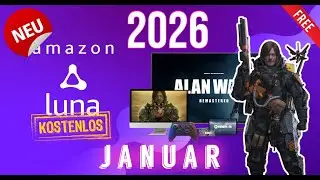 Neu auf LUNA im Prime Abo: Alan Wake, Madden 26 im Januar | Live Test | German Deutsch #AmazonLuna