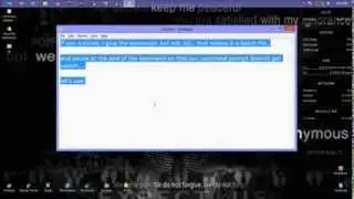 Creating a batch file