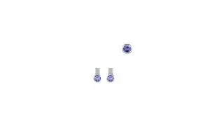 Set Rafaela Donata Accent Violet (cercei, pandantiv) @ SimplyChic.ro