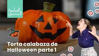 Torta calabaza de Halloween parte 1