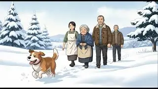 Snow Falling Outside the Village House ❄️ | A Peaceful Life by the Fire | Cozy ASMR Slow Living