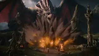 Ancient Dragon Attack The Fall of Elf Village