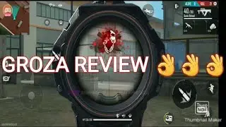 NEW WEAPON ROYALE(LEGENDARY GROZA SKIN) FULL REVIEW