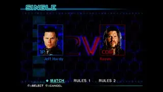 Jeff Hardy  VS Raven !! WWF SmackDown Just Bring It !!
