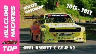805 л.с. | Opel Kadett C GT-R 5.7L V8 | Хольгер Ховеманн | Чемпионат Германии по подъему на холм