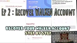 How to RECOVER WALKEN ACCOUNT easy | Ep 2 : WALKEN APP TUTORIALS