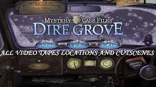 MYSTERY CASE FILES DIRE GROVE COLLECTORS EDITION: все места хранения видеокассет