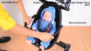 ChrisOlins 8875 Stroller Ufo Premium Reversible Seat Light Weight Travel