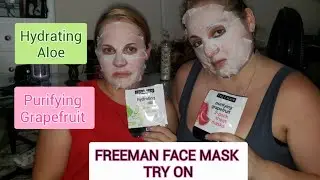 Freeman Face Masks Try on / Join Us For A Review
