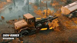 SnowRunner Gameplay Part 15 - Missing Oil Tank [1080p 60fps]