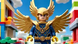 HAWKMAN DE LEGO 🦅(#blackadamtrailer )#dcsworld @JUEGOMAN589 @LEGOMAN589