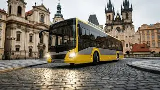 🚌Bus Simulator EVO. Prague. Route #1. Android Gameplay. Open world bus driving.