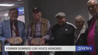 Former Domingo Live hosts honored at Ben F. McDonald Library