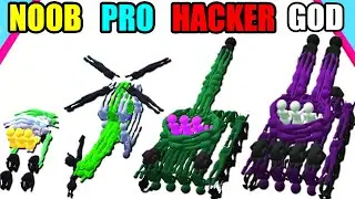 NOOB vs PRO vs HACKER vs GOD in Human Vehicle (New Update)