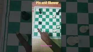 The Difference between Pin and Skewer in chess tactics Tamil #chess #சதுரங்கம் #shortsviral #shorts