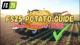 How to Effectively Plant and Harvest Potatoes in FS25 | Farming Simulator 25 Tutorial