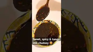 Sweet, spicy & tangy imli chutney 😍|Tamarind Chutney