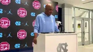 Garrick McGee (WR Coach) Richmond Week Interview | UNC Football