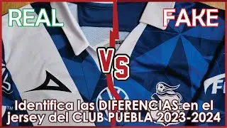 Identifica las DIFERENCIAS entre el Original y el Clon del Jersey CLUB PUEBLA 2023-2024 Liga MX.