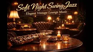 Soft Night Swing Jazz 🎷 Elegant Vintage Lounge Music