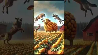 a poor sheep 🐑 beated by three wolfs 🐺 and a wise man helped him. #emotionalstory #trendshort #fun