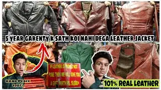 Pure and 101% authentic leather jacket in Kolkata😱|and suitable price🔥||Sahil Ansari