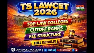 TS LAWCET 2026 Top Law Colleges, Cutoff Ranks & Fee Structure Explained