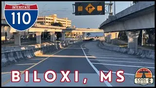 The Short Interstate-110 in Biloxi, Mississippi!