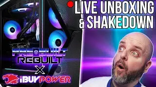 🔴Распаковка и тестирование готового ПК iBUYPOWER в прямом эфире. Новый корпус Slate 8 Mesh Pro и AW4 AIO!