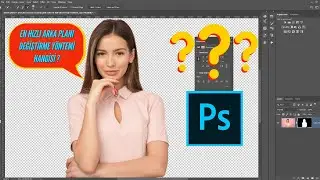PHOTOSOHOP DA EN HIZLI ARKA PLAN DEĞİŞTİRME YÖNTEMİ HANGİSİ ? (Photoshop 2020 Dersleri)