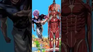 gojo vs all titans #dbheros #dragonball #fee #gojo