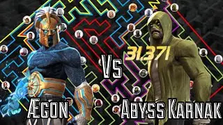 Aegon VS Abyss Karnak! Big Crits! - Marvel Contest of Champions
