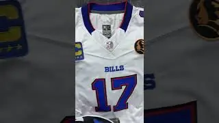 Bills #17 Josh Allen C Patch stitched jersey from fancherry.cn