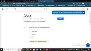 Google Cloud Computing Foundations: QUIZ 6