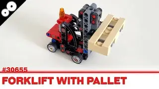 [CONSTRUCTION] LEGO Technic : Forklift with Pallet [FR]