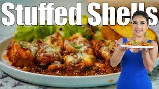 This Is How I Make My CHEESY LASAGNA STUFFED SHELLS, You Won&rsquo;t Believe How Easy It Is!!!