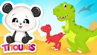 LES DINOSAURES + Comptines et Chanson pour Enfants #enfants #titounis