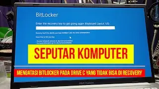 CARA MENGATASI BITLOCKER PADA DRIVE C YANG TIDAK BISA DI RECOVERY KEY || #SERVICE21