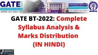 GATE BT-2022: Complete Syllabus analysis