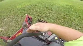Komplete Landscape Contractors Mowing Action - Exmark Lazer 72