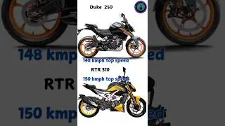 Duke 250 vs Apache RTR 310. Best under 3 lakhs?! #shortsfeed