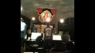 Gartdrum listening back in studio