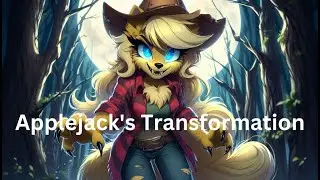 Halloween Story & Song Applejack's Transformation Equestria Girls Fan Fiction AI Generated MLP