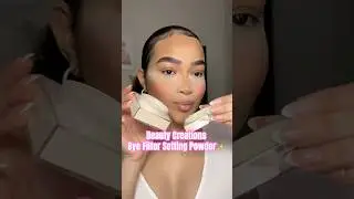 Flawless Finish? 👀 Testing Beauty Creations Bye Filter Setting Powder #Shorts #MakeupTutorial