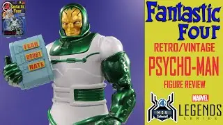 Marvel Legends Retro PSYCHO MAN Fantastic Four F4 Vintage ToyBiz Card Wave Figure Review